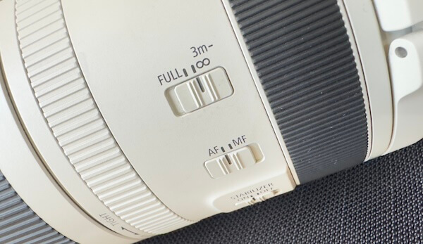 I had forgetten to reset the focus limiter switch I had forgetten to reset the focus limiter switch