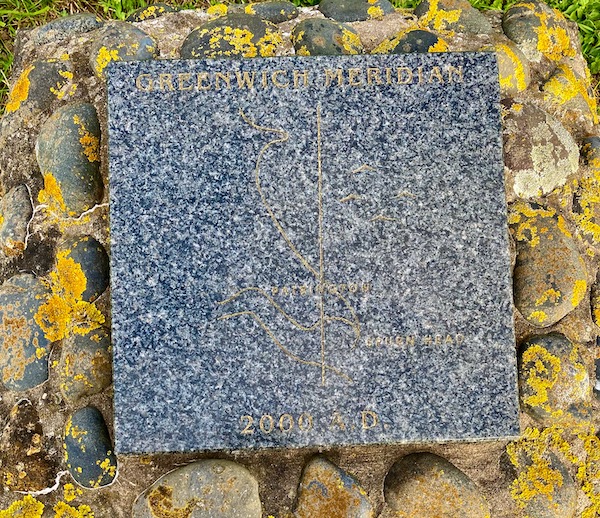 Greenwich Meridian plaque