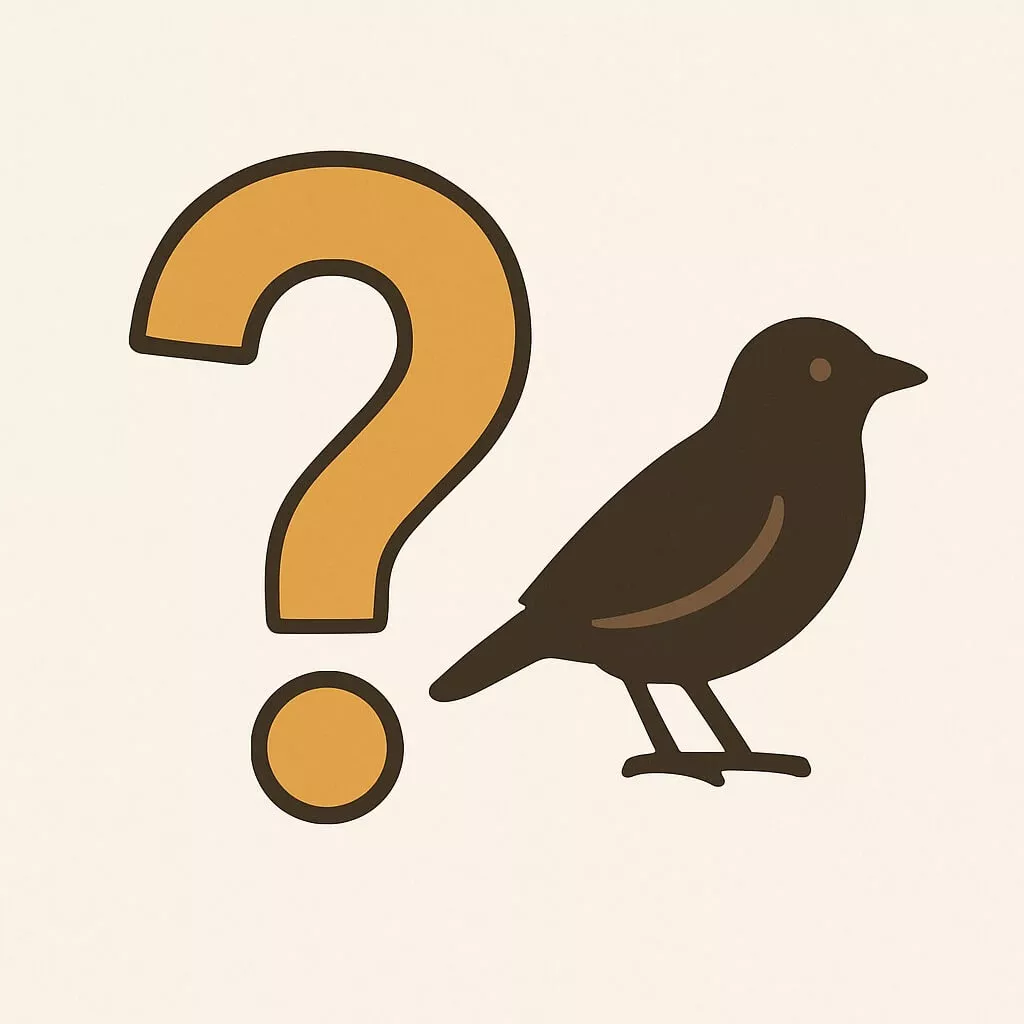 Bird and question mark icon - link to 'What Bird Is This?' guide.